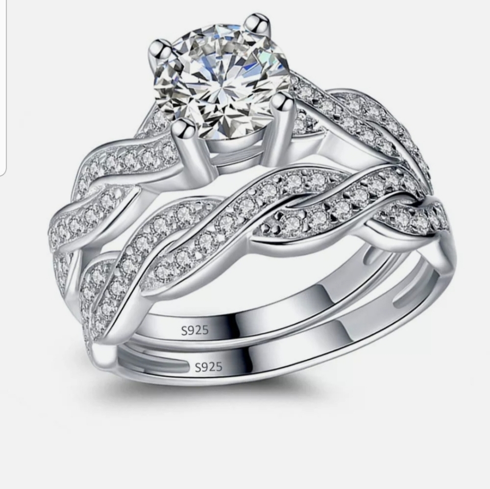 925 sterling silver wedding band ring